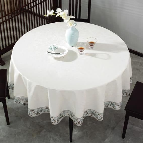 テーブルクロス 布 東洋風円卓クロス