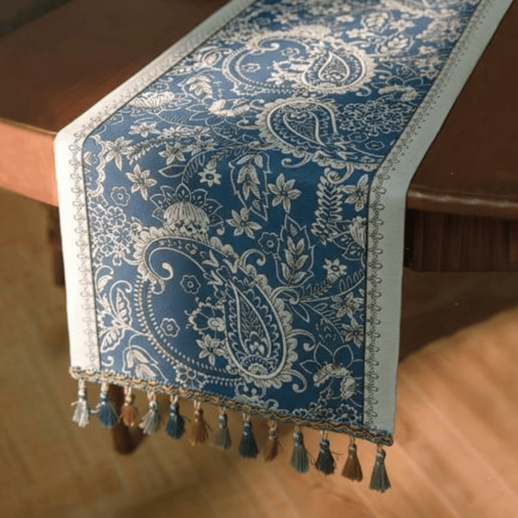 テーブルクロス 華やかクラシック模様のセンタークロス