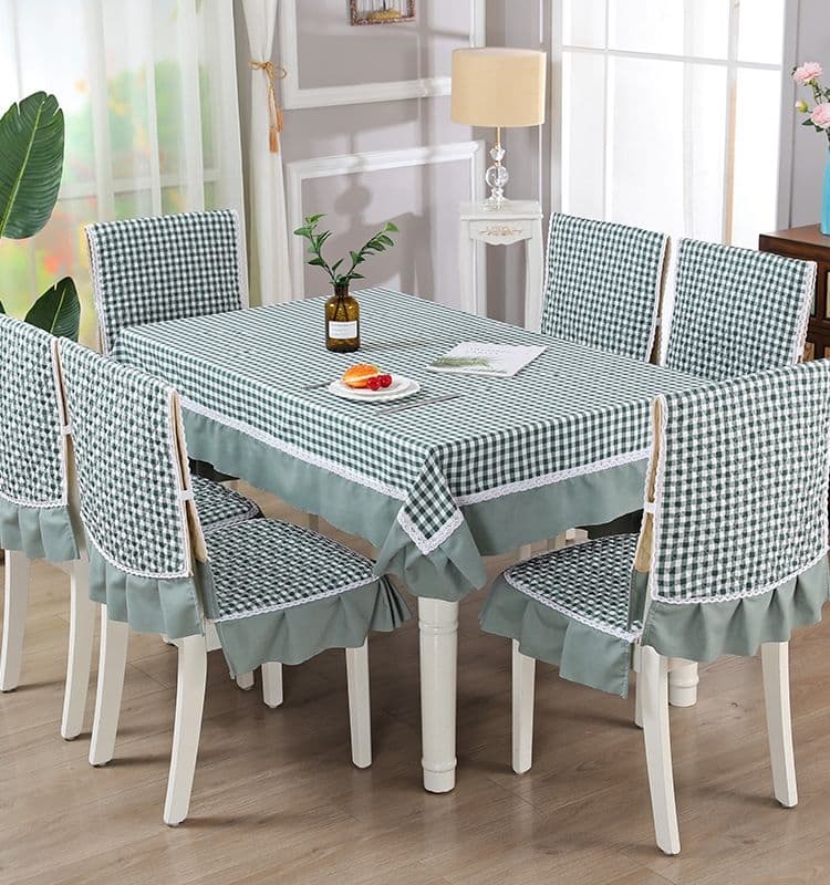 テーブルクロス チェック 優雅なギンガムテーブルクロスセット
