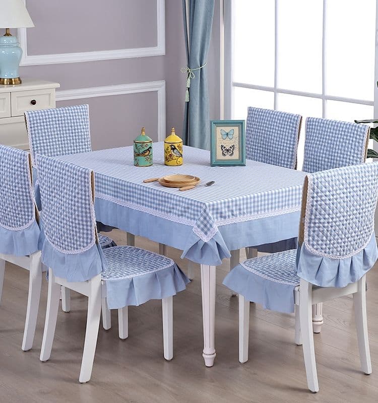 テーブルクロス チェック 優雅なギンガムテーブルクロスセット