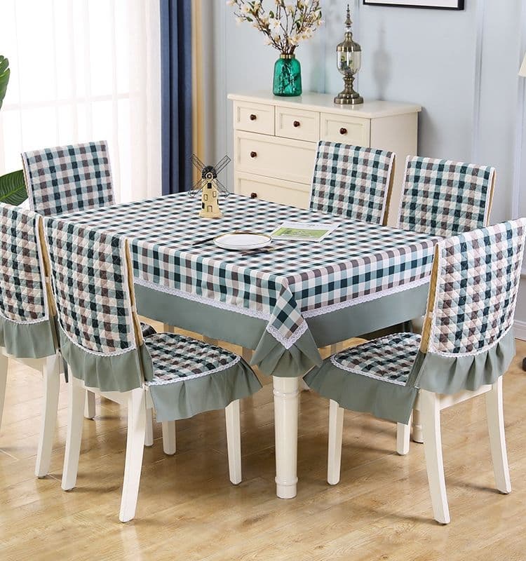 テーブルクロス チェック 優雅なギンガムテーブルクロスセット
