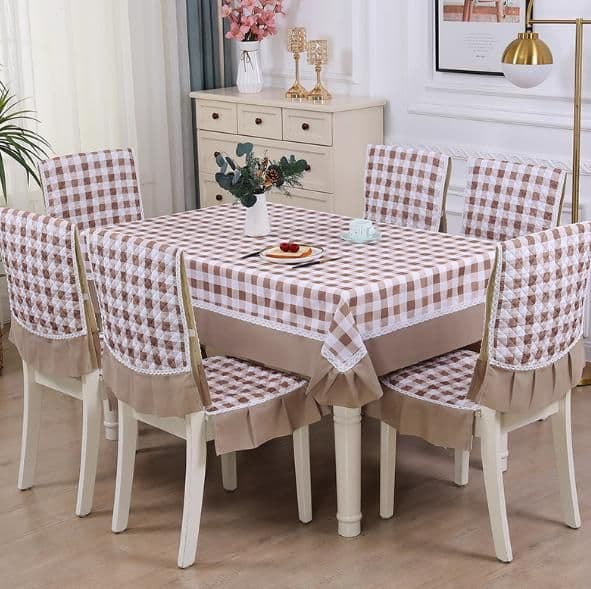 テーブルクロス チェック 優雅なギンガムテーブルクロスセット