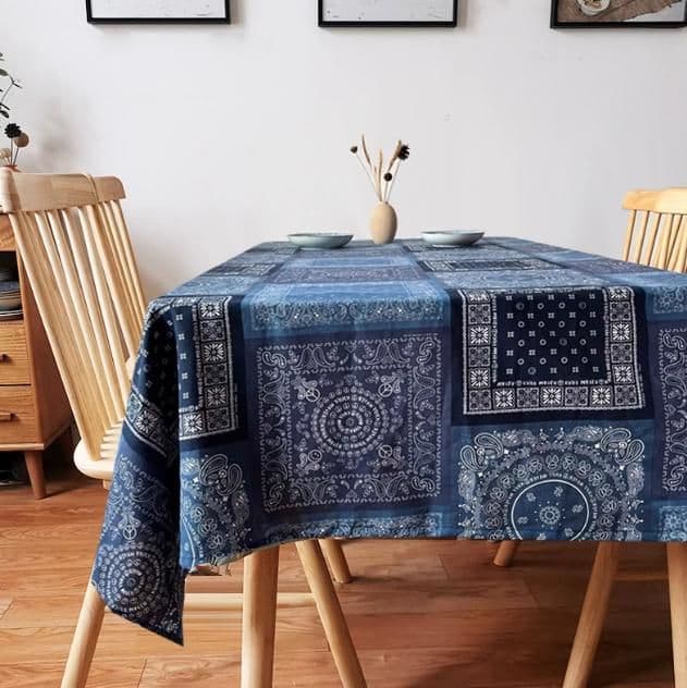 テーブルクロス 布 伝統模様パッチワーククロス