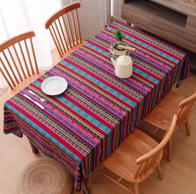 テーブルクロス 布 伝統模様パッチワーククロス