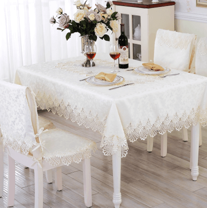 テーブルクロス 欧風刺繍レース装飾テーブルクロス