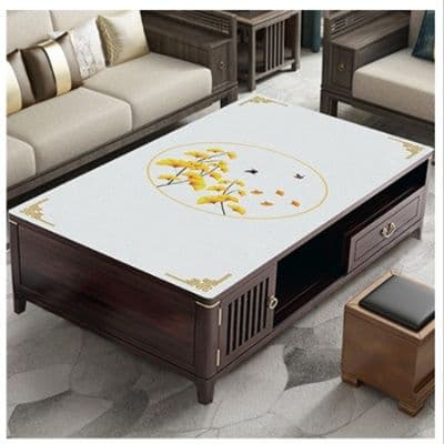 テーブルクロス 和風花鳥図案防水加工テーブルクロス