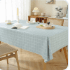 テーブルクロス 花柄波縁防水防油テーブルクロス布