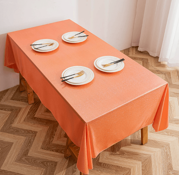 テーブルクロス 光沢感のある無地シンプルビニールテーブルクロス