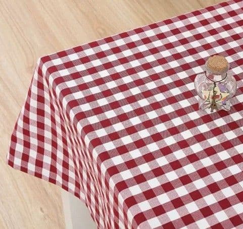 北欧風ブロックチェック柄テーブルクロス