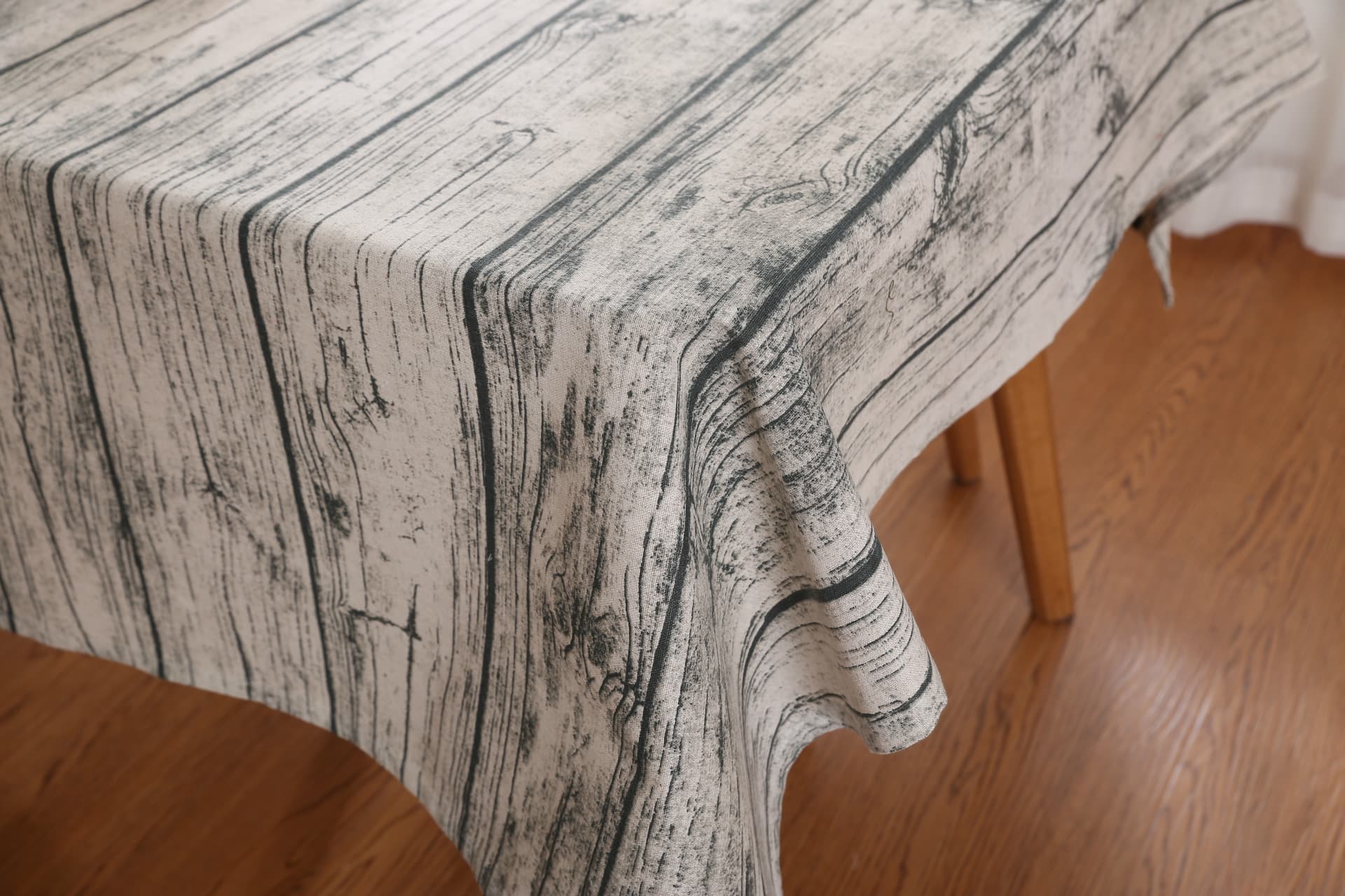 テーブルクロス 古材風ヴィンテージ木目テーブルクロス