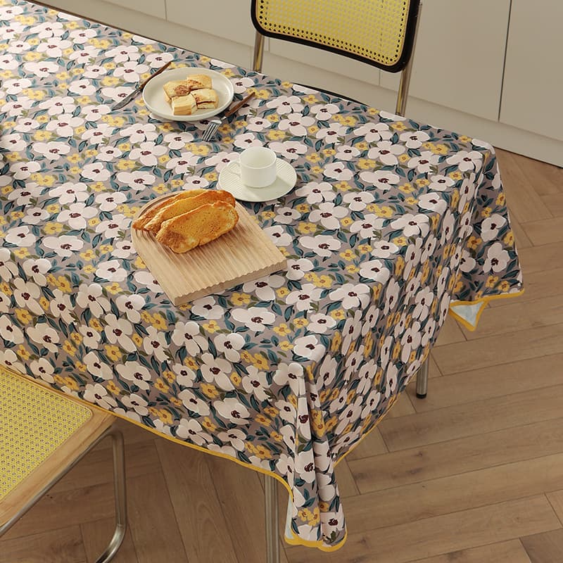 テーブルクロス 花柄モダン北欧風テーブルクロス布