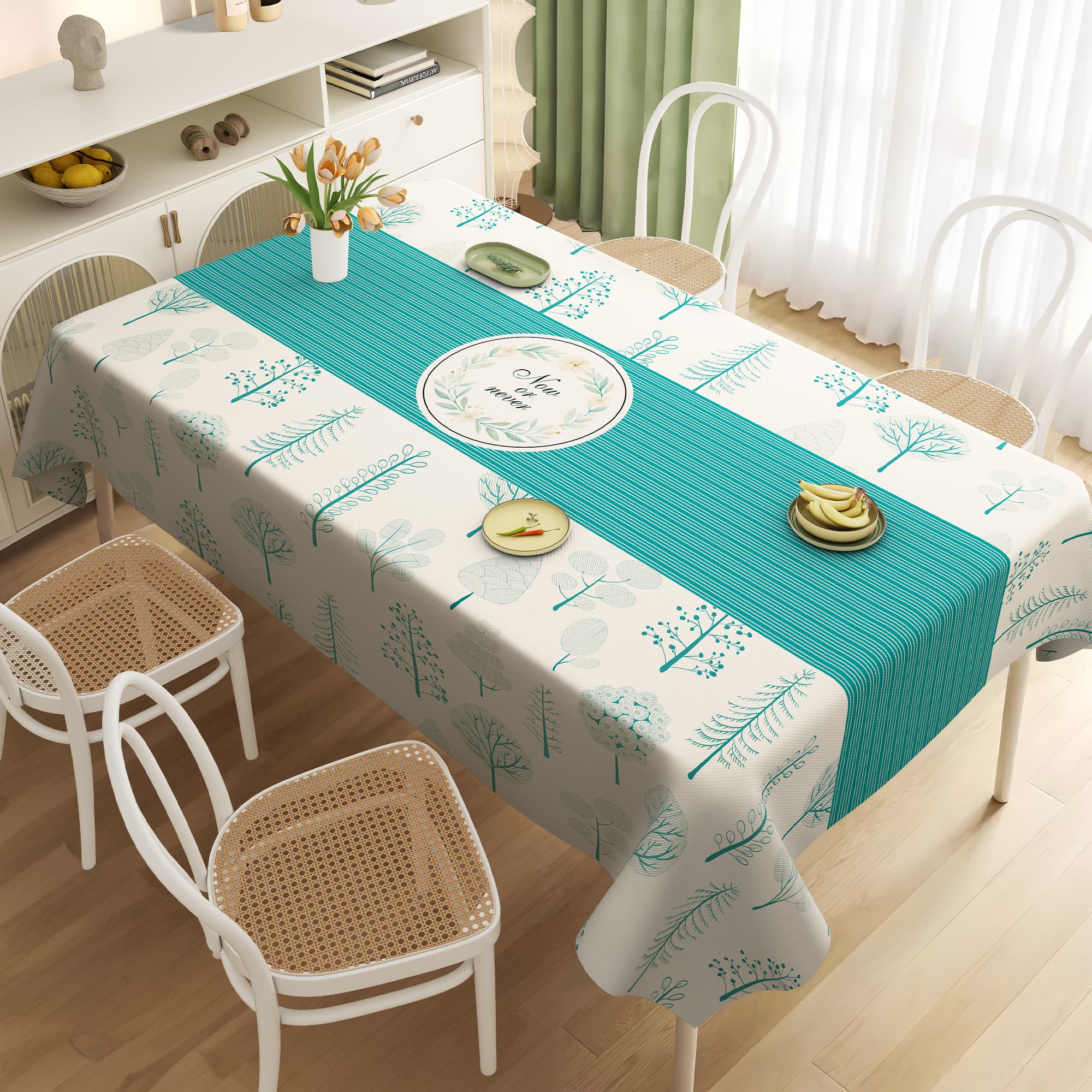 テーブルクロス 布 優雅な季節の食卓カバー