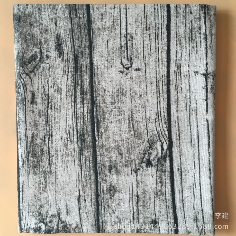 テーブルクロス ヴィンテージ木目調プリントセンタークロス