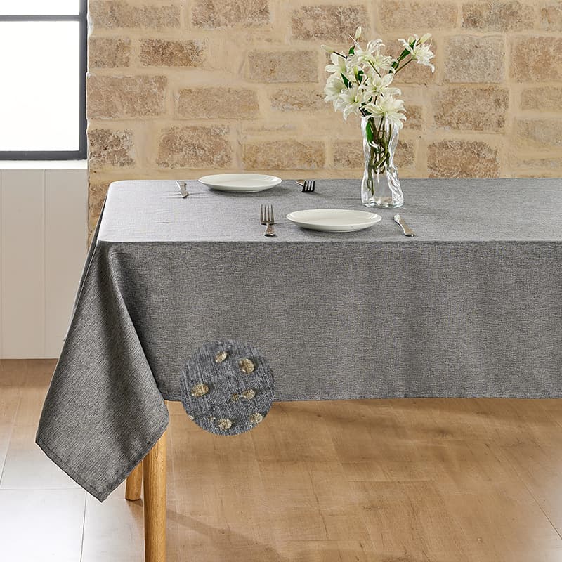 テーブルクロス 撥水加工リネン風テーブルクロス
