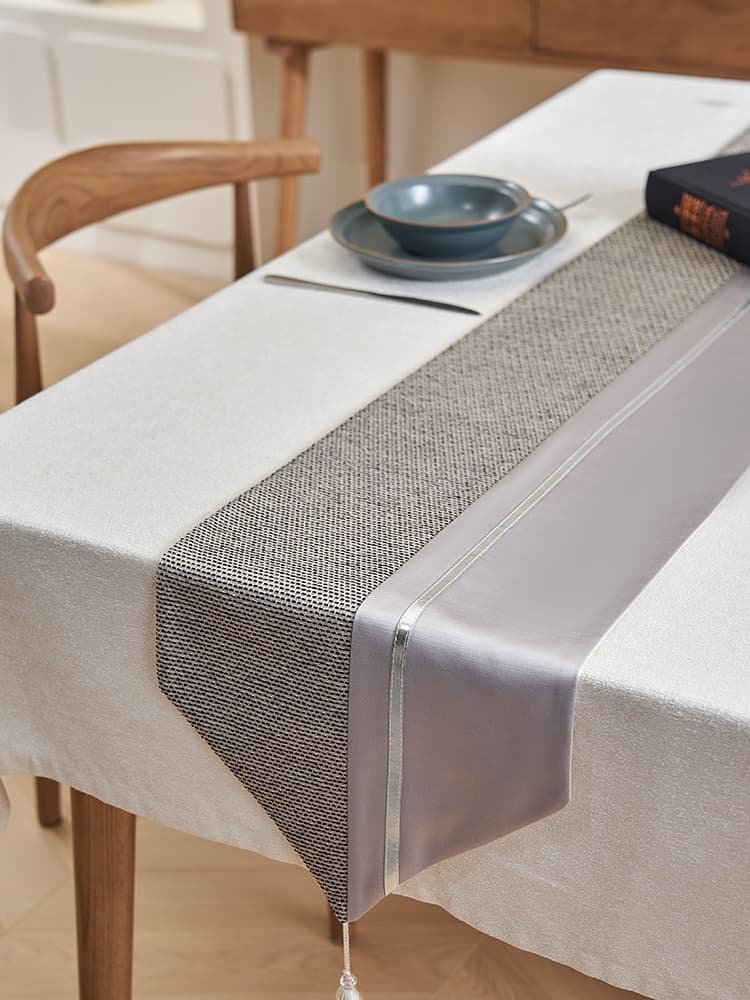 テーブルクロス センタークロス 上品な装飾ダブルテーブルランナー