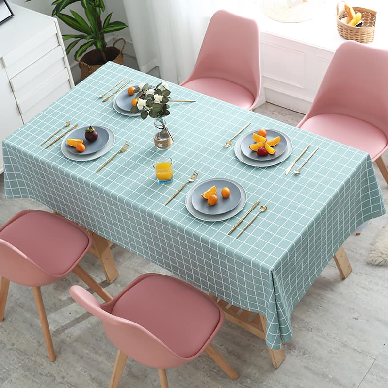 テーブルクロス 格子模様の上品テーブルクロス