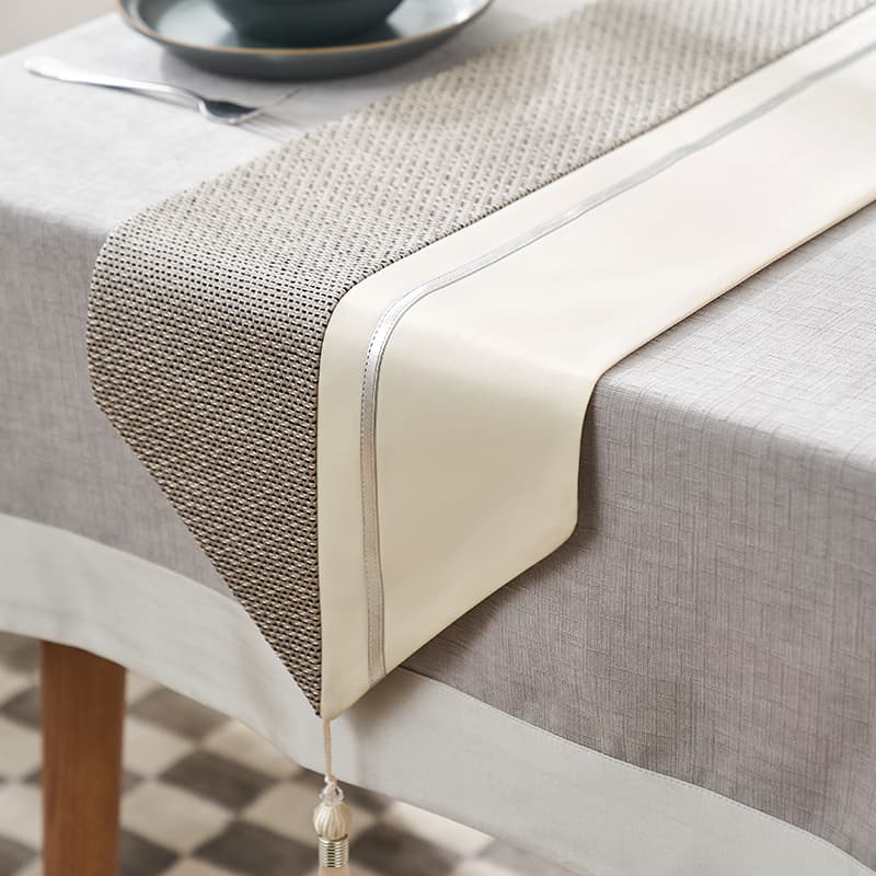 テーブルクロス センタークロス 上品な装飾ダブルテーブルランナー