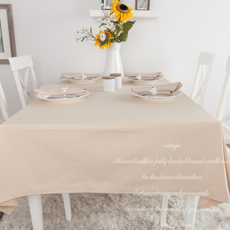 テーブルクロス 北欧風シンプル無地テーブルクロス布