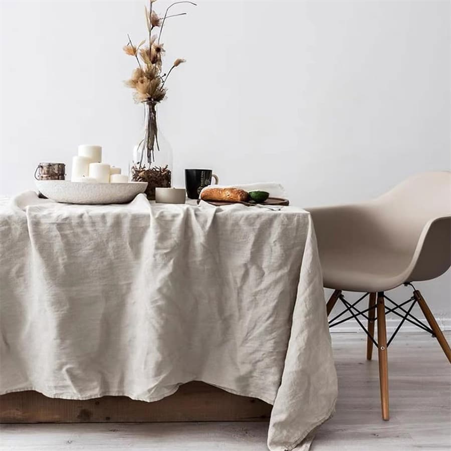 テーブルクロス リネン 上質な自然さを纏うテーブルクロス