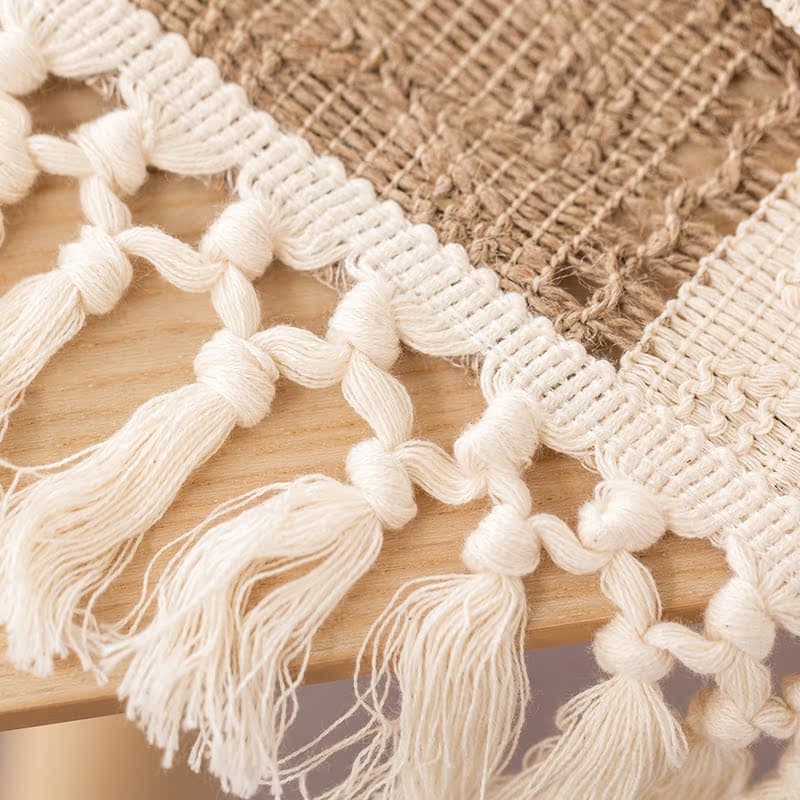 テーブルクロス センタークロス 織り目彩る手編みクロス