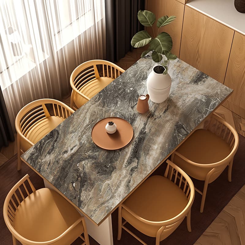 テーブルクロス 天然雲模様の大理石