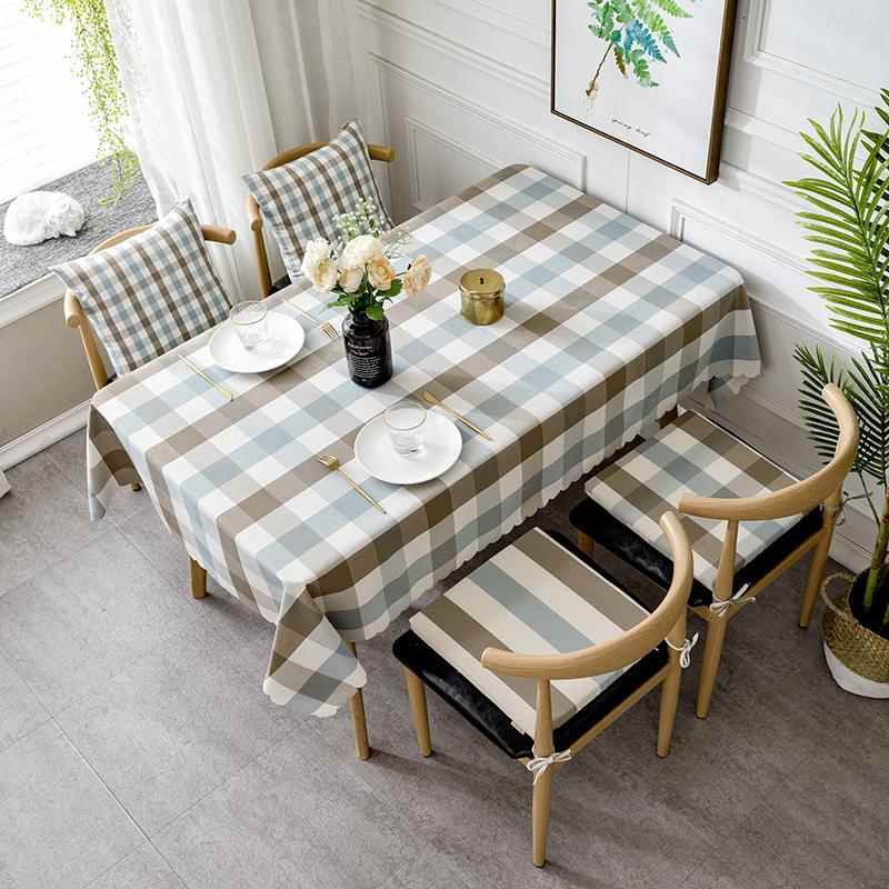 テーブルクロス チェック 北欧風格子模様テーブルクロス