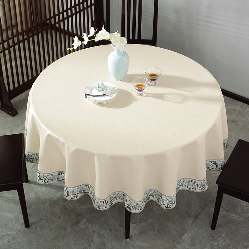 テーブルクロス 布 東洋風円卓クロス
