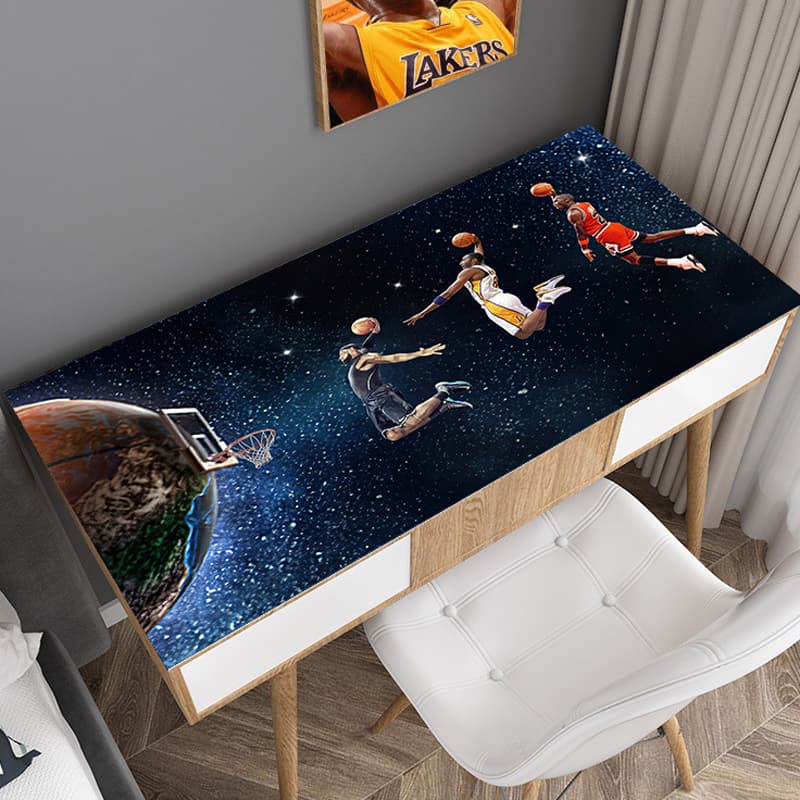 テーブルクロス バスケットコート風デスクマット