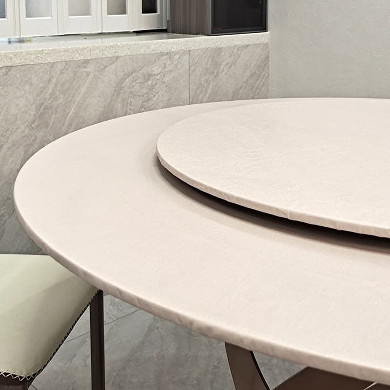 テーブルクロス 優雅な大理石風円卓マット