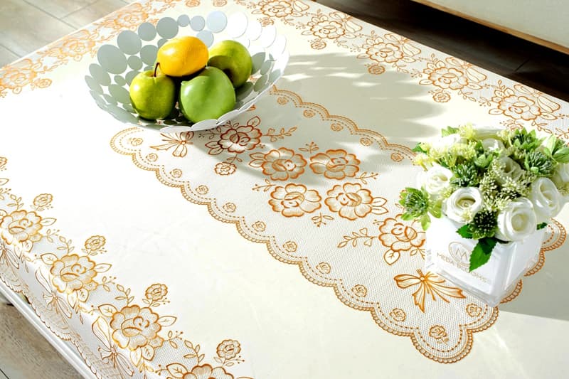 テーブルクロス 布 豪華刺繍レース飾りクロス