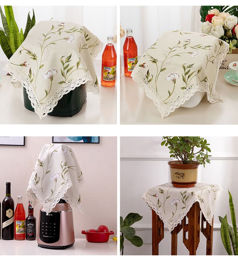テーブルクロス 布 優美な花柄クロス