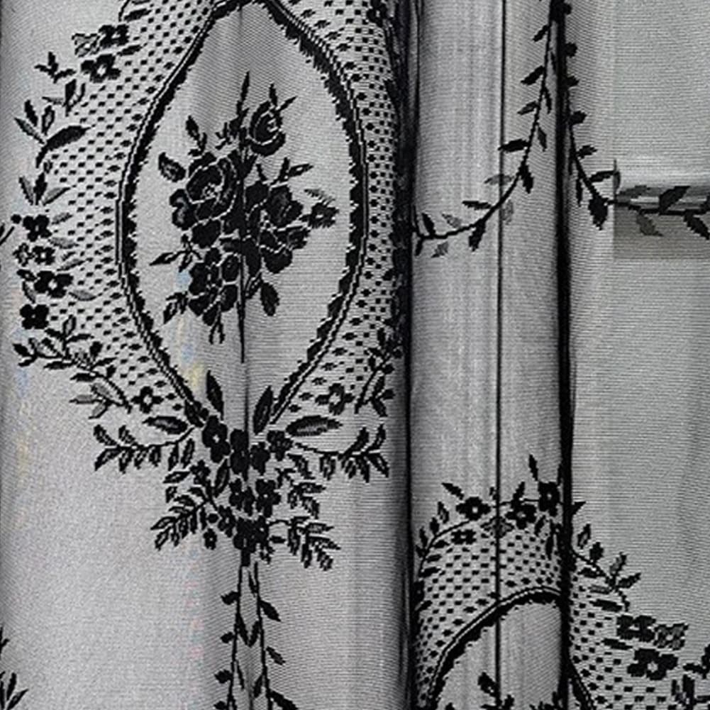 テーブルクロス 円形花柄刺繍入りエレガントテーブルクロス用布