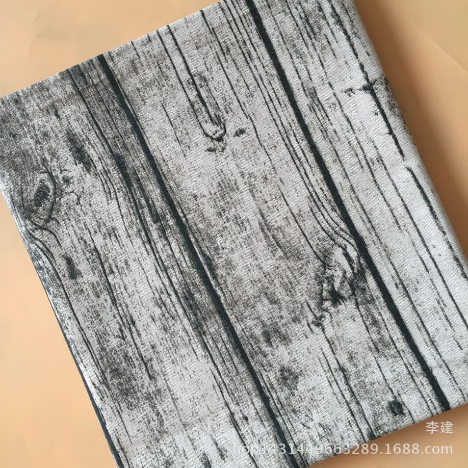 テーブルクロス ヴィンテージ木目調プリントセンタークロス