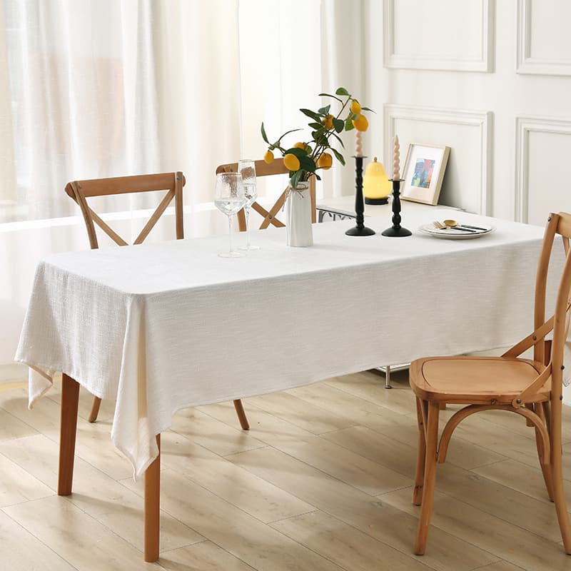 テーブルクロス 優雅な麻混テーブルクロス