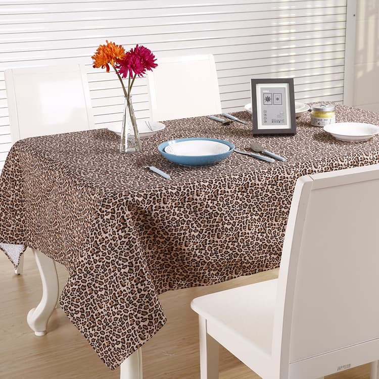テーブルクロス 豹柄模様高級感テーブルクロス布