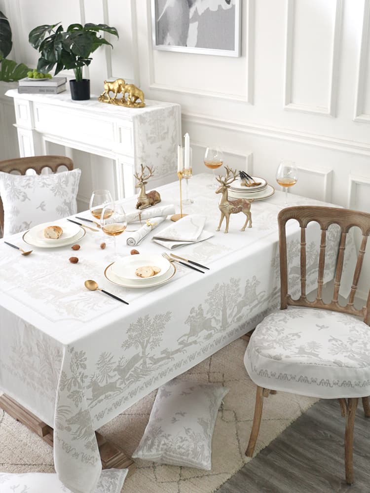 テーブルクロス 森の物語 リネンテーブルクロス