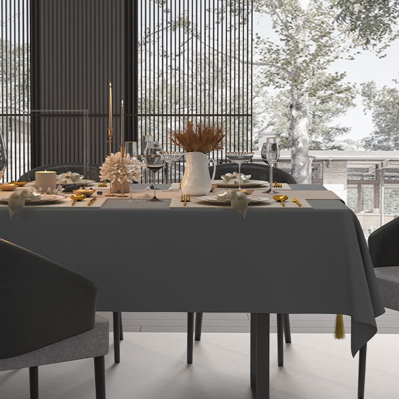 テーブルクロス ビニール 上質なテーブルを彩る撥水加工ビニール