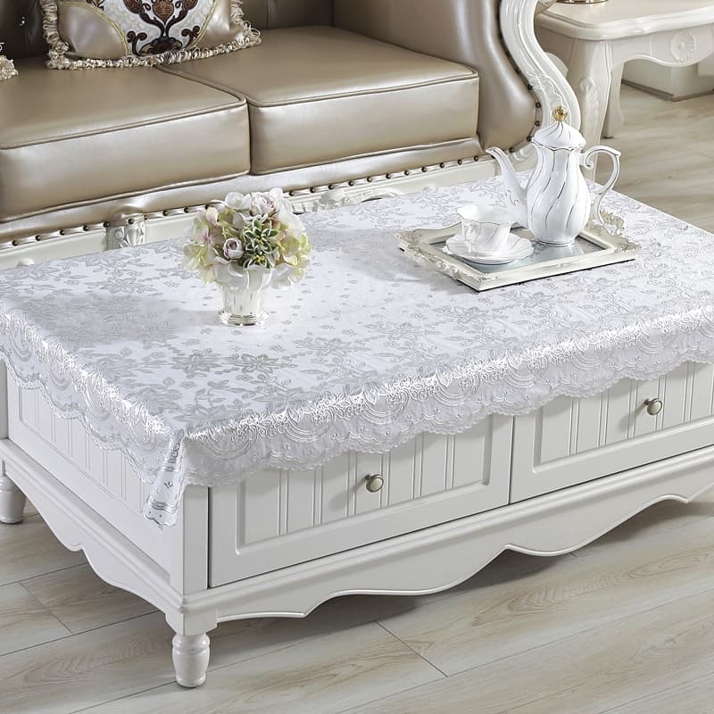 テーブルクロス 布 豪華刺繍レース飾りクロス