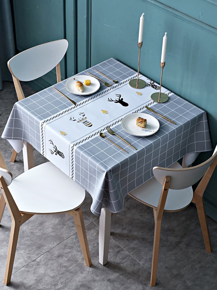 テーブルクロス テーブルクロス 北欧スタイル モダングリッド