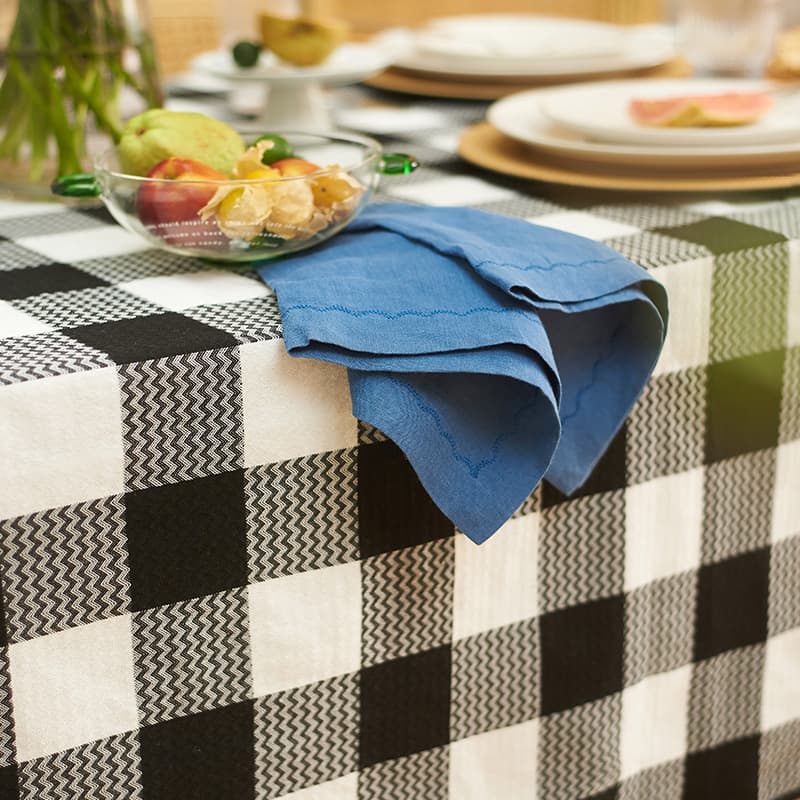 テーブルクロス チェック 格子縞模様の食卓彩り布
