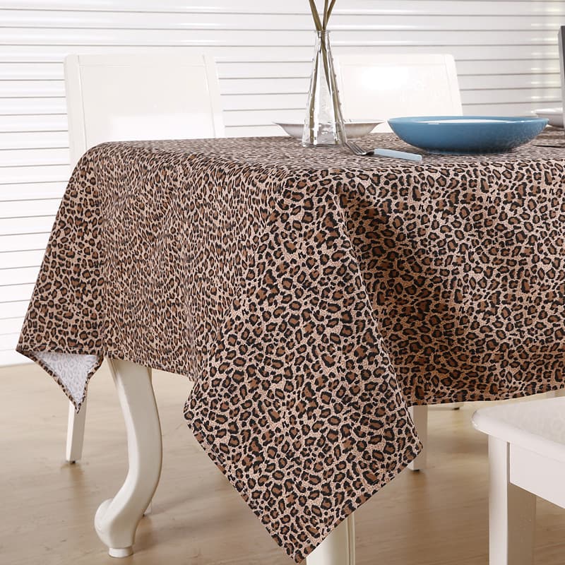 テーブルクロス 豹柄模様高級感テーブルクロス布