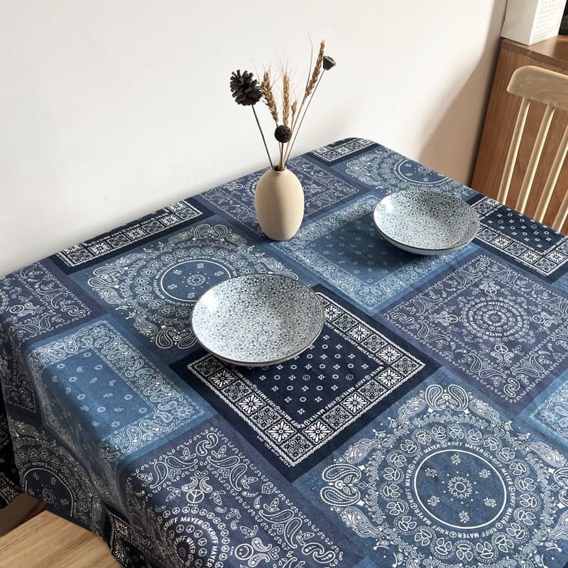 テーブルクロス 布 伝統模様パッチワーククロス