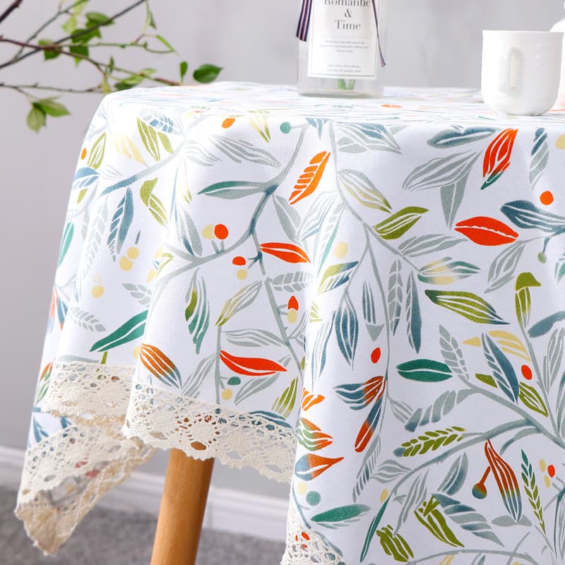 テーブルクロス 布 優美な花柄クロス