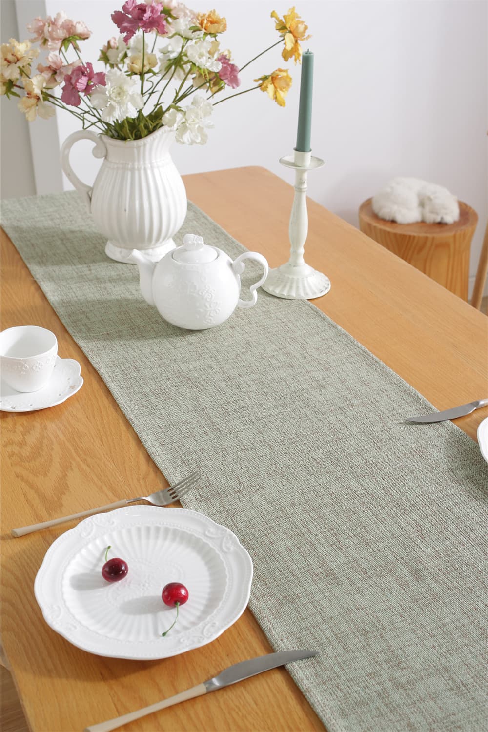 テーブルクロス センタークロス 北欧風シンプル麻混