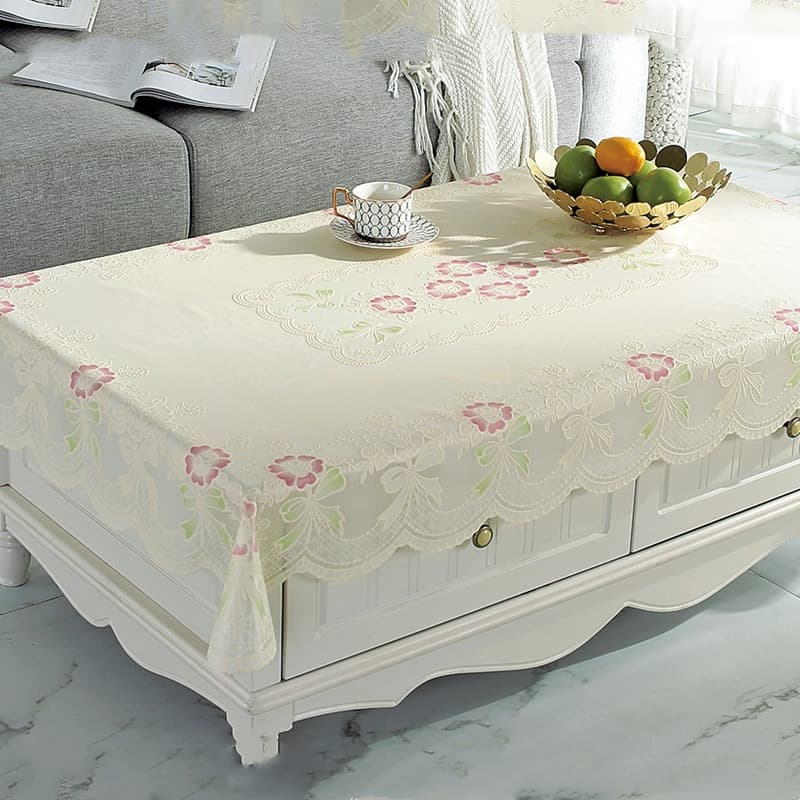 テーブルクロス 布 豪華刺繍レース飾りクロス