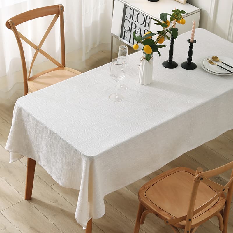 テーブルクロス 優雅な麻混テーブルクロス