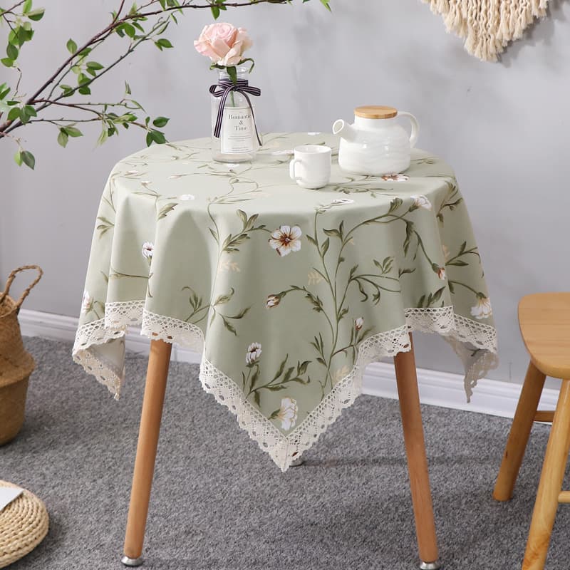 テーブルクロス 布 優美な花柄クロス