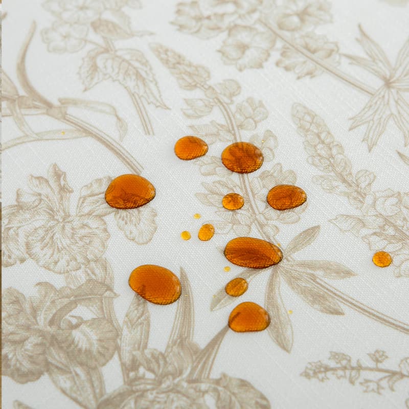 テーブルクロス ビニール優雅な草花模様のテーブルクロス