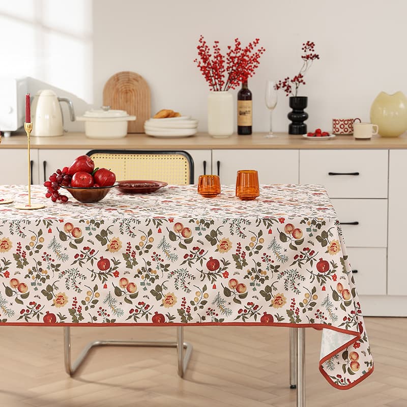 テーブルクロス 花柄モダン北欧風テーブルクロス布