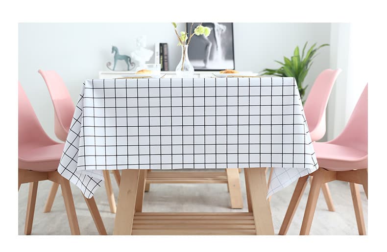 テーブルクロス 格子模様の上品テーブルクロス